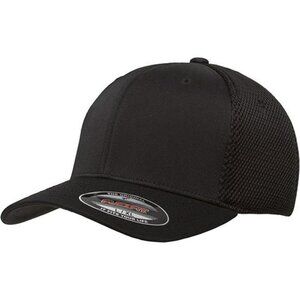 Mens Trucker Hat Fitted Mesh Cap Breathable Stretch Back Baseball Sun Hat
